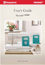 Load image into Gallery viewer, HUSQVARNA EMERALD 203 183 USERS GUIDE ENGLISH SEWING MACHINE