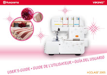 Load image into Gallery viewer, HUSQVARNA VIKING H CLASS 200S USERS GUIDE GUIDE DE L'UTILISATEUR GUIA DEL USUARIO ENG FRANC ESP SEWING MACHINE
