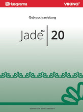 Load image into Gallery viewer, HUSQVARNA VIKING JADE 20 GEBRAUCHSANLEITUNG DEUTSCH NAHMASCHINE