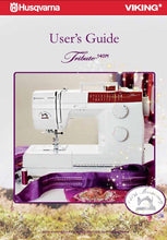 Load image into Gallery viewer, HUSQVARNA VIKING TRIBUTE 140M USERS GUIDE ENGLISH SEWING MACHINE