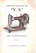 Load image into Gallery viewer, HUSQVARNA VIKING VS INSTRUCTION MANUAL ENGLISH SEWING MACHINE