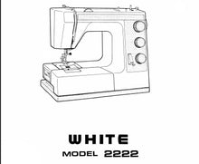 Load image into Gallery viewer, HUSQVARNA HUSKY 2222 INSTRUCTION MANUAL ENGLISH SEWING MACHINE