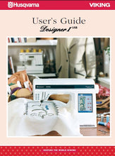 Load image into Gallery viewer, HUSQVARNA VIKING DESIGNER I USERS GUIDE ENGLISH SEWING MACHINE