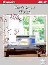 Load image into Gallery viewer, HUSQVARNA VIKING DESIGNER SE USERS GUIDE ENGLISH SEWING MACHINE