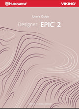 Load image into Gallery viewer, HUSQVARNA VIKING EPIC 2 USERS GUIDE ENGLISH SEWING MACHINE