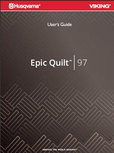 Load image into Gallery viewer, HUSQVARNA VIKING EPIC QUILT 97 USERS GUIDE ENGLISH SEWING MACHINE