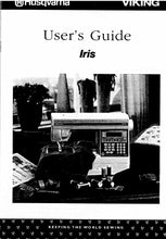 Load image into Gallery viewer, HUSQVARNA VIKING IRIS USERS GUIDE ENGLISH SEWING MACHINE