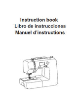 Load image into Gallery viewer, JANOME 49018 INSTRUCTION BOOK ENGLISH ESPANOL FRANCAIS SEWING MACHINE
