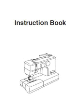 Load image into Gallery viewer, JANOME 5812 INSTRUCTION BOOK ENGLISH SEWING MACHINE
