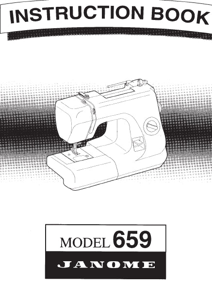 Janome 659 Instruction Book English Sewing Machine The Manual Archive