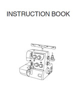 Load image into Gallery viewer, JANOME 792PG SERGER ANNIVERSARY EDITION INSTRUCTION BOOK ENGLISH SEWING MACHINE