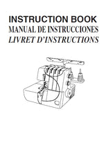 Load image into Gallery viewer, JANOME 7933 INSTRUCTION BOOK ENGLISH ESPANOL FRANCAIS SEWING MACHINE