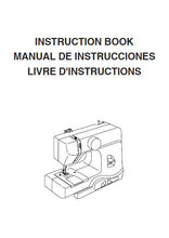 Load image into Gallery viewer, JANOME BUZZIN BLUE INSTRUCTION BOOK ENGLISH ESPANOL FRANCAIS SEWING MACHINE