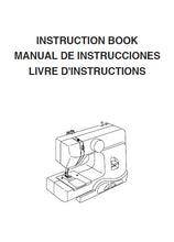 Load image into Gallery viewer, JANOME CITRUS CIRCUS INSTRUCTION BOOK ENGLISH ESPANOL FRANCAIS SEWING MACHINE
