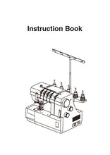 Load image into Gallery viewer, JANOME COVER PRO 3000P INSTRUCTION BOOK ENGLISH SEWING MACHINE