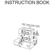 Load image into Gallery viewer, JANOME COVER PRO 8002D INSTRUCTION BOOK ENGLISH SEWING MACHINE