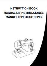 Load image into Gallery viewer, JANOME DC4030P INSTRUCTION BOOK ENGLISH ESPANOL FRANCAIS SEWING MACHINE