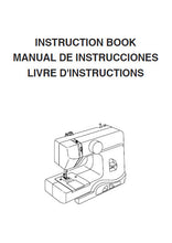Load image into Gallery viewer, JANOME GRACEFUL GRAY INSTRUCTION BOOK ENGLISH ESPANOL FRANCAIS SEWING MACHINE