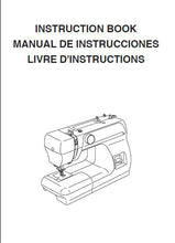 Load image into Gallery viewer, JANOME HORIZON MEMORY CRAFT 2206 INSTRUCTION BOOK ENGLISH ESP FR SEWING MACHINE