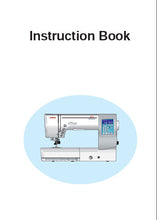 Load image into Gallery viewer, JANOME HORIZON MEMORY CRAFT 8200QCP SPECIAL EDITION INSTRUCTION BOOK ENGLISH SEWING MACHINE