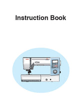 Load image into Gallery viewer, JANOME HORIZON MEMORY CRAFT 8900QCP SPECIAL EDITION INSTRUCTION BOOK ENGLISH SEWING MACHINE