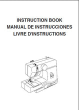 Load image into Gallery viewer, JANOME LADY LILAC INSTRUCTION BOOK ENGLISH ESPANOL FRANCAIS SEWING MACHINE