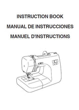 Load image into Gallery viewer, JANOME MAGNOLIA 7330 INSTRUCTION BOOK ENGLISH ESPANOL FRANCAIS SEWING MACHINE