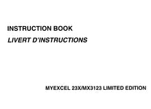 Load image into Gallery viewer, JANOME ME23X LE MX3123 LE INSTRUCTION BOOK/LIVRET D'INSTRUCTIONS ENGLISH FRANCAIS SEWING MACHINE