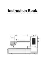 Load image into Gallery viewer, JANOME MEMORY CRAFT 400E INSTRUCTION BOOK ENGLISH SEWING MACHINE