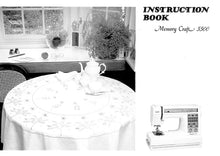Load image into Gallery viewer, JANOME MEMORY CRAFT 5500 INSTRUCTION BOOK ENGLISH SEWING MACHINE