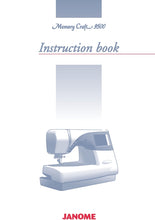 Load image into Gallery viewer, JANOME MEMORY CRAFT 9500 INSTRUCTION BOOK ENGLISH SEWING MACHINE