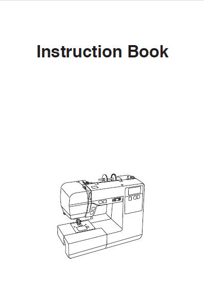 Janome Mod 100 Instruction Book English Sewing Machine The Manual Archive