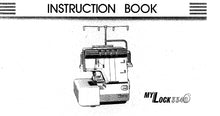 Load image into Gallery viewer, JANOME MYLOCK 334D INSTRUCTION BOOK ENGLISH SEWING MACHINE