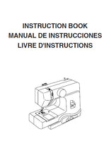Load image into Gallery viewer, JANOME PINK LIGHTNING INSTRUCTION BOOK ENGLISH ESPANOL FRANCAIS SEWING MACHINE