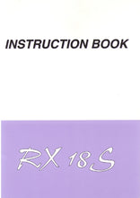 Load image into Gallery viewer, JANOME RX18S INSTRUCTION BOOK ENGLISH SEWING MACHINE