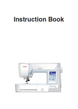Load image into Gallery viewer, JANOME SKYLINE S3 INSTRUCTION BOOK ENGLISH SEWING MACHINE