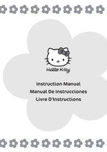 Load image into Gallery viewer, JANOME 11706 HELLO KITTY INSTRUCTION MANUAL MANUAL DE INSTRUCCIONES LIVRE D'INSTRUCTIONS ENG ESP FR SEWING MACHINE MAQUINA DE COSER MACHINE A COUDRE