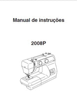 Load image into Gallery viewer, JANOME 2008P MANUAL DE INSTRUCOES PORTUGUESE BR MAQUINA DE COSTURA