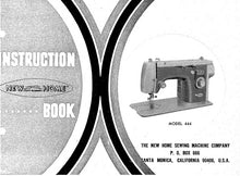 Load image into Gallery viewer, JANOME 444 INSTRUCTION BOOK ENGLISH SEWING MACHINE