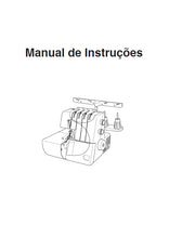 Load image into Gallery viewer, JANOME 7933D MANUAL DE INSTRUCOES PORTUGUESE BR MAQUINA DE COSTURA