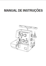 Load image into Gallery viewer, JANOME 8002D MANUAL DE INSTRUCOES PORTUGUESE BR MAQUINA DE COSTURA