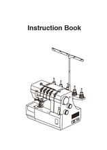 Load image into Gallery viewer, JANOME COVERPRO3000P INSTRUCTION BOOK ENGLISH SEWING MACHINE