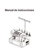 Load image into Gallery viewer, JANOME COVERPRO3000P MANUAL DE INSTRUCCIONES ESPANOL MAQUINA DE COSER