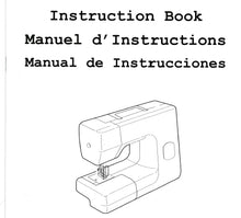 Load image into Gallery viewer, JANOME FM-725 INSTRUCTION BOOK ENGLISH SEWING MACHINE