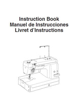 Load image into Gallery viewer, JANOME HD9 PROFESSIONAL INSTRUCTION BOOK MANUAL DE INSTRUCCIONES LIVRET D'INSTRUCIONS ENG ESP FR SEWING MACHINE MAQUINA DE COSER MACHINE COUDRE