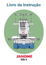 Load image into Gallery viewer, JANOME MB-4 LIVRO DA INSTRUCAO PORTUGUESE MAQUINA DE COSTURA