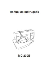 Load image into Gallery viewer, JANOME MC230E MANUAL DE INSTRUCOES PORTUGUESE MAQUINA DE COSTURA