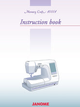 Load image into Gallery viewer, JANOME MEMORY CRAFT 1001 INSTRUCTION BOOK ENGLISH SEWING MACHINE