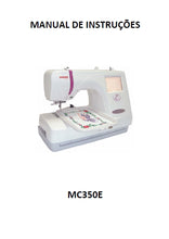 Load image into Gallery viewer, JANOME MEMORY CRAFT 350E MC350E MANUAL DE INSTRUCOES PORTUGUESE BR MAQUINA DE COSTURA