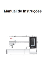 Load image into Gallery viewer, JANOME MEMORY CRAFT 500E MC500E MANUAL DE INSTRUCOES PORTUGUESE BR MAQUINA DE COSTURA